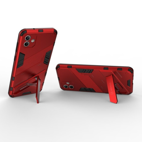 Противоударный чехол Punk Armor для Samsung Galaxy A04 4G - красный