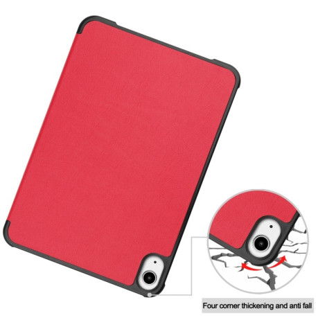 Чохол-книжка Custer Texture на iPad mini 6 - винно-червоний