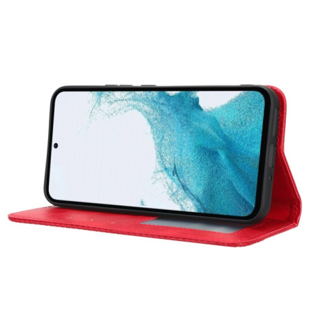 Чехол-книжка Magnetic Buckle Retro Crazy Horse Texture для Samsung Galaxy A54 5G - красный