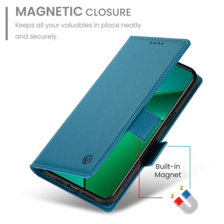 Чохол-книжка Side Buckle Magnetic Frosted Leather для Realme 14 Pro+ - синій