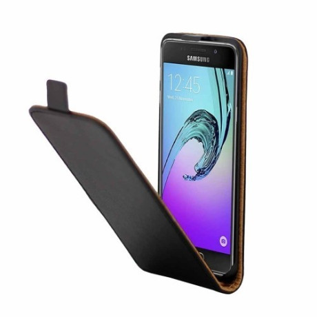 Кожаный Флип Чехол Magnetic Buckle Black для Samsung Galaxy A3(2016) / A310
