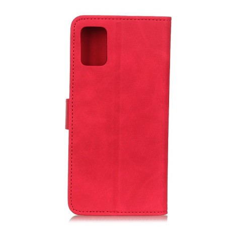 Чехол - книжка Khaznen Retro Texture на Samsung Galaxy А41 - красный