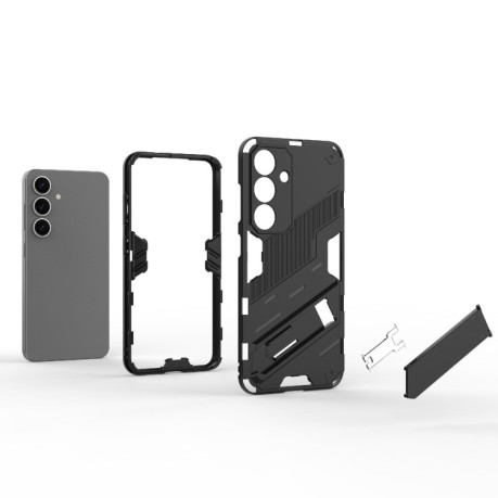 Противоударный чехол Punk Armor для Samsung Galaxy S25 5G - красный