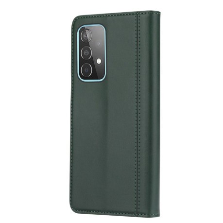 Чехол-книжка Calf Texture Double на Samsung Galaxy A72 - зеленый