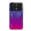 Стеклянный чехол Gradient Color для Xiaomi Poco F6 Pro - Red