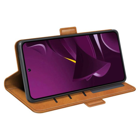 Чохол-книжка Dual-side Magnetic Buckle для Xiaomi Poco M7 Pro 5G - жовтий