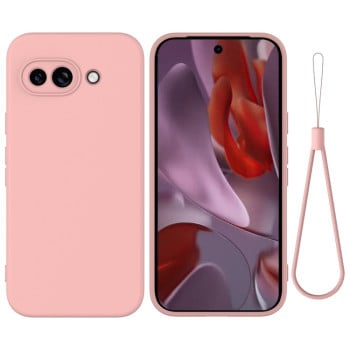 Силіконовий чохол Solid Color Liquid Silicone Google Pixel 9a - рожевий
