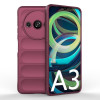 Силиконовый чехол Magic Flannel для Xiaomi Redmi A3 4G Global - винно-красный