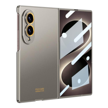 Чохол Gkk з шовковистим покриттям на Samsung Galaxy Fold8 5G — титановий
