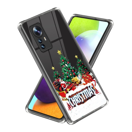 Противоударный чехол Christmas Patterned для Xiaomi 12 Pro - Santa Elk