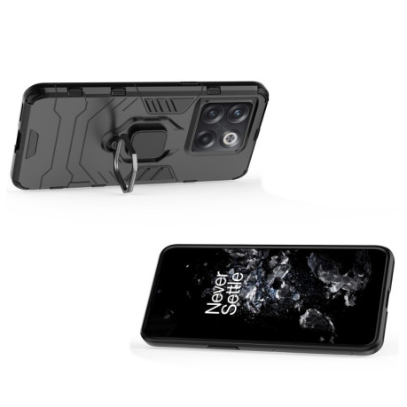 Противоударный чехол HMC Magnetic Ring Holder для OnePlus 10T 5G / Ace Pro 5G - черный