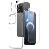 Чохол NORTHJO 3 in 1 для iPhone 16 Pro - прозорий