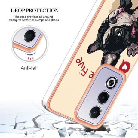 Протиударний чохол Electroplating IMD для OPPO A80 5G/A3 Pro Global - Dog