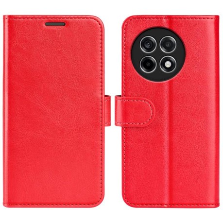Чохол-книжка R64 Horizontal Flip Leather для OnePlus 13R/Ace 5/Ace 5 Pro - червоний