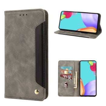 Чехол-книжка Splicing Skin Feel для Samsung Galaxy A33 5G - серый