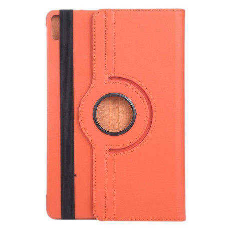 Чохол-книжка 360 Degree Rotation Litchi для iPad Pro 11 2024 - помаранчевий