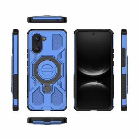 Противоударный чехол J-20 Solid Color MagSafe Magnetic на OnePlus Ace 5 Racing 5G / Nord CE5 - синий