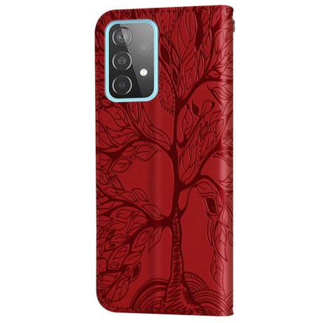 Чехол-книжка Life of Tree для Samsung Galaxy A33 5G - красный