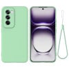 Силіконовий чохол Solid Color Liquid Silicone на OPPO Reno 12 5G Global - зелений