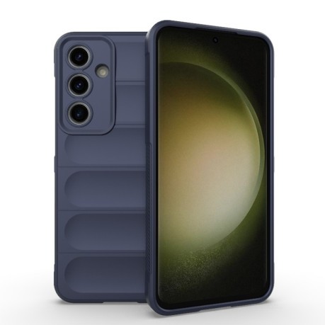 Силіконовий чохол Magic Flannel для Samsung Galaxy S24 FE 5G - синій