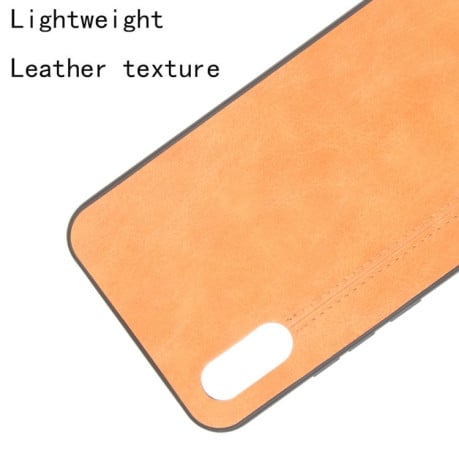 Ударозащитный чехол Sewing Cow Pattern на Xiaomi Redmi 9A - оранжевый