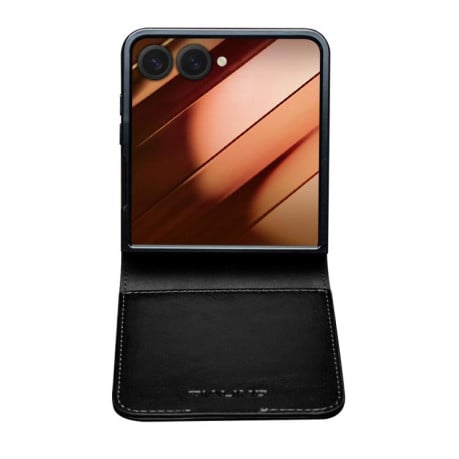 Чохол-книжка QIALINO Classic 103 з натуральної шкіри на Samsung Galaxy Filp 7 - чорний