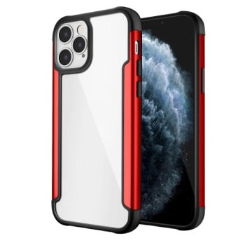 Противоударный чехол Iron Man Series на iPhone 12 Mini - красный