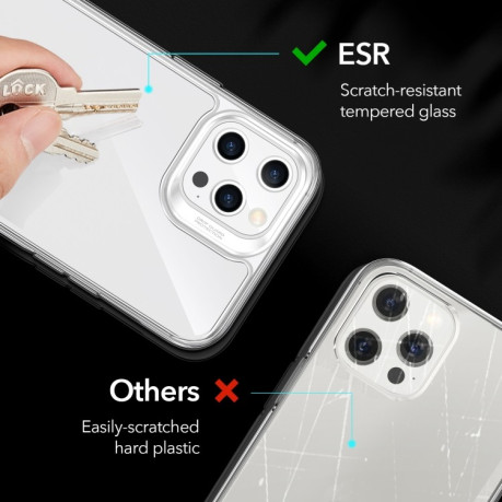 Протиударний чохол ESR Ice Shield Series для iPhone 12/12 Pro - прозорий