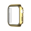Противоударная накладка с защитным стеклом Electroplating Monochrome для Apple Watch Series 6/5/4/SE 44mm - золотая