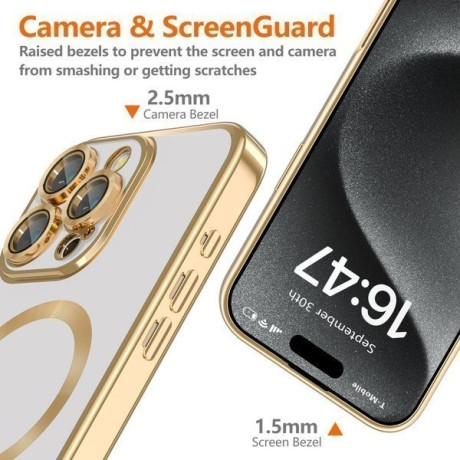 Чехол Tech-Protect MagFlex MagSafe для iPhone 16 Pro Max - Gold