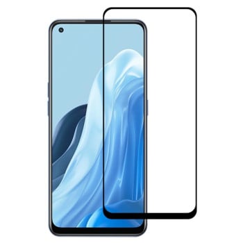 Захисне скло Full Glue Full Cover для OPPO Reno7 / Reno7 5G / Reno7 5G / Reno7 Lite / Reno8 Lite / F21 Pro 5G / Reno8 4G / F21s Pro 5G - чорне