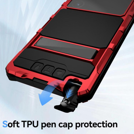 Противоударный чехол R-JUST Life Waterproof для Samsung Galaxy S25 Ultra 5G - красный