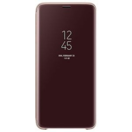 Оригінальний Чохол Samsung Clear View Standing Cover для Galaxy S9+ Plus (G965) EF-ZG965CFEGRU - Gold