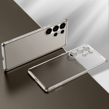 Чохол SULADA Electroplating Frosted TPU на Samsung Galaxy S25+ 5G - сірий