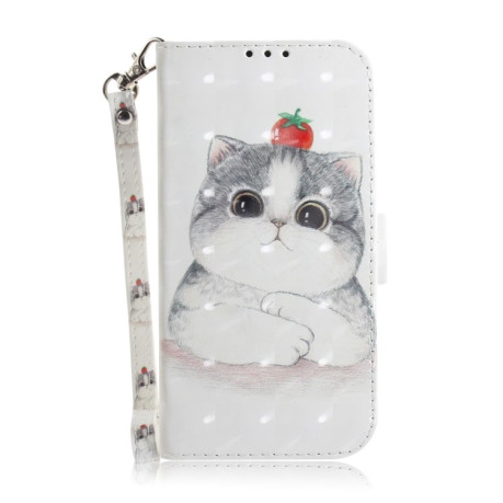 Чохол-книжка 3D Colored Horizontal Flip Leather для Xiaomi Poco M6 4G - Cat