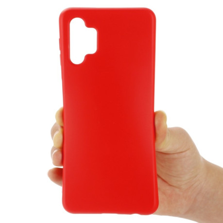 Силіконовий чохол Solid Color Liquid Silicone на Samsung Galaxy A32 4G-червоний