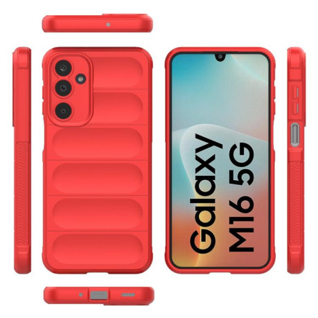Силіконовий чохол Magic Flannel для Samsung Galaxy M16 5G - червоний