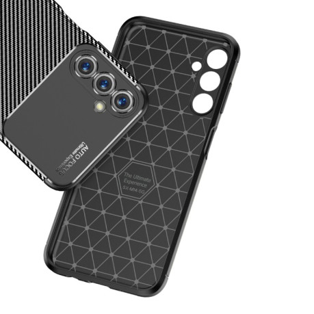 Ударозащитный чехол HMC Carbon Fiber Texture на Samsung Galaxy M54 - черный