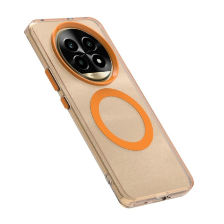 Candy Magsafe PC Hybrid TPU протиударний чохол для Realme 13 Pro+ 5G - помаранчевий