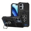 Противоударный чехол Armor Camera Shield для iPhone 16 - черный