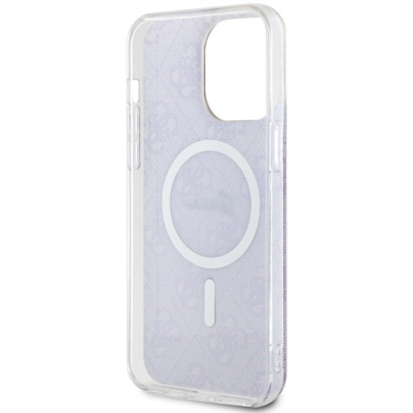 Оригінальний чохол Guess 4G MagSafe для iPhone 14 Pro Max - purple