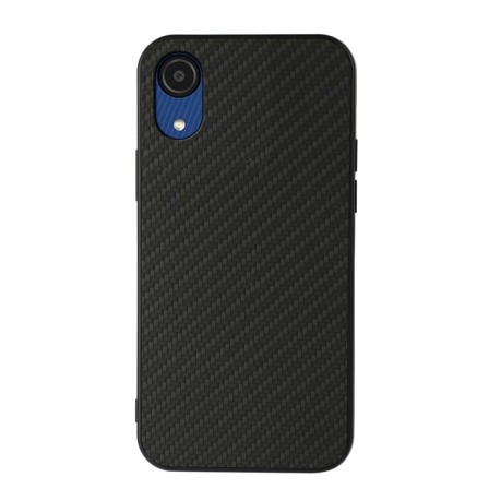 Противоударный чехол Carbon Fiber Skin для Samsung Galaxy A03 Core - черный