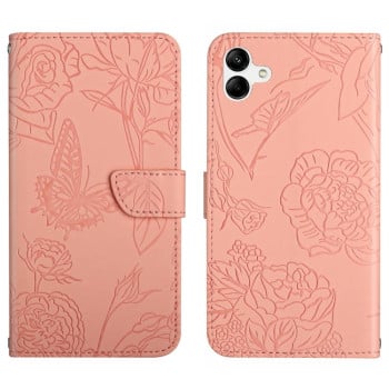 Чохол-книжка Skin Feel Butterfly Embossed Samsung Galaxy A05 - рожевий