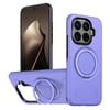 Противоударный чехол Kalebol с MagSafe и подставкой для Xiaomi 15T Pro 5G — лиловый