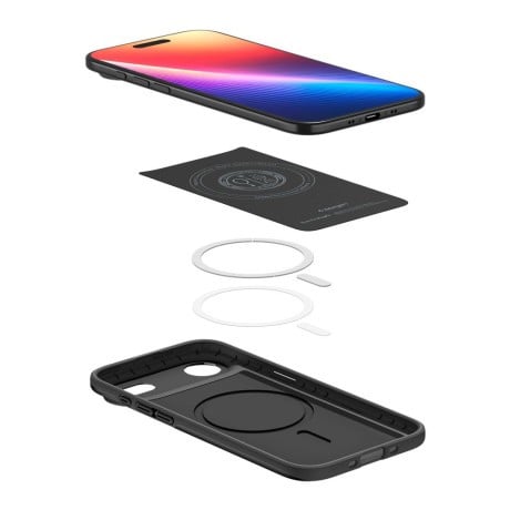 Оригінальний чохол Spigen Thin Fit з MagSafe на iPhone Air - Black