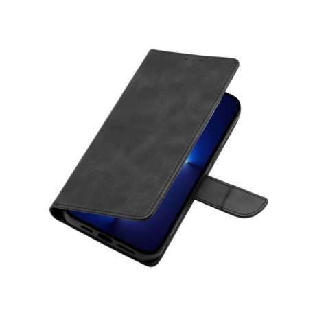 Чехол-книжка Calf Texture Buckle для Realme GT Neo 5 5G / GT3 5G - черный