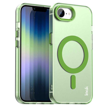 Противоударный чехол IMAK Candy Series Shockproof MagSafe для iPhone 16e - зеленый