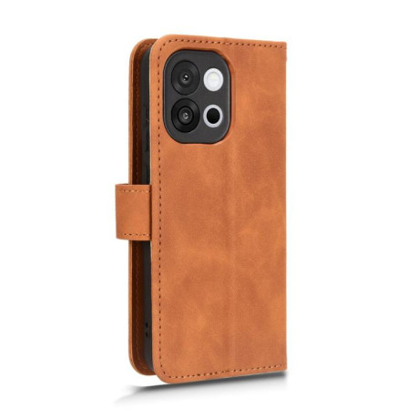 Чехол-книжка Retro Skin Feel Business Magnetic на OnePlus 13T - коричневый