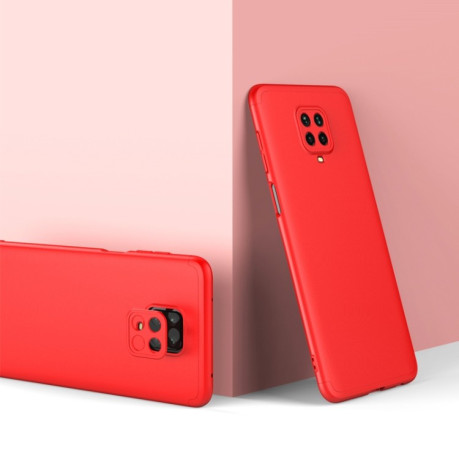 Противоударный чехол GKK Three Stage Splicing на Xiaomi Redmi Note 9 Pro Max / Note 9s - красный