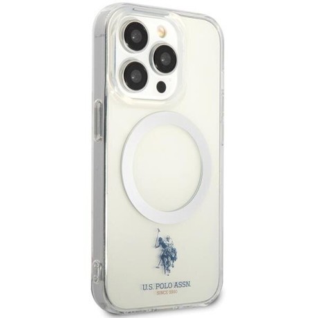 Чехол US Polo USHMP15LUCIT MagSafe Collection для  iPhone 15 Pro - transparent